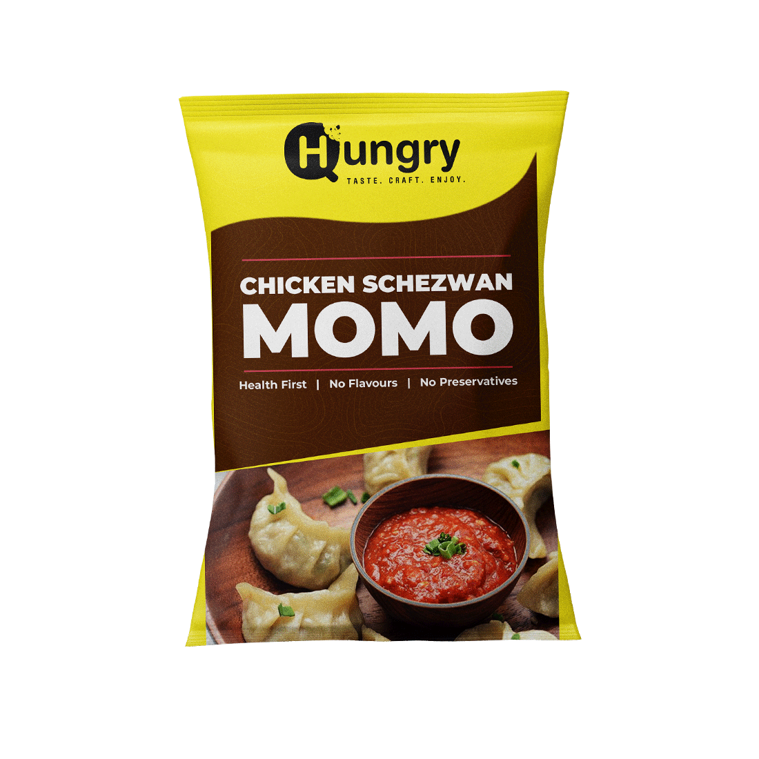 Schezwan Chicken Momo (25-27gram | 20 pieces)