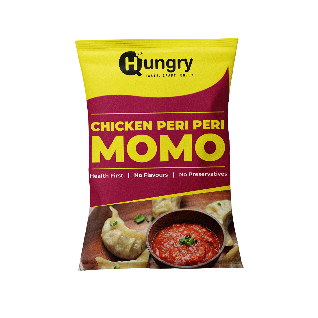 Chicken Peri Peri Momo (25-27gram | 20 pieces)