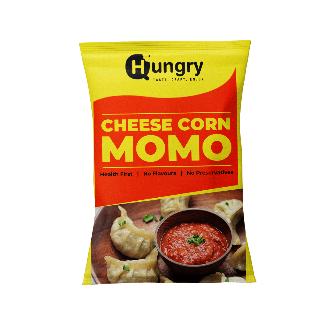 Corn Cheese Momo (25-27gram | 20 pieces)