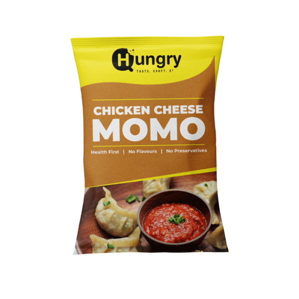 chicken cheese momo - Hungry Q