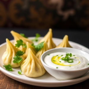 5. Serve with a Dip low calorie momos recipe