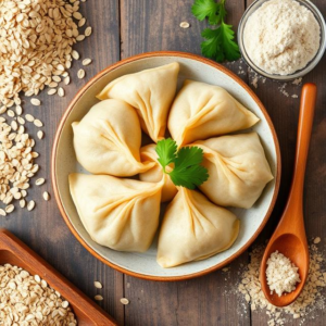2. Oats Flour Momos 🥣 