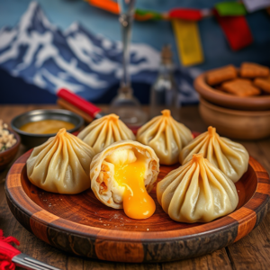 2. Cheese Burst Momos (Nepal) 