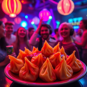 5. Schezwan Momos—The Life of the Party 