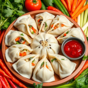 1. Veggie Delight Momos 🥦 