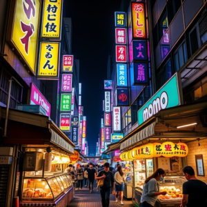 7. Japan—Tokyo’s Night Market 