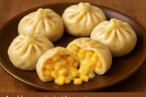 steamed veg momos