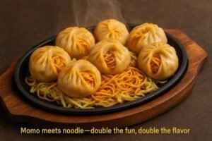 steamed veg momos