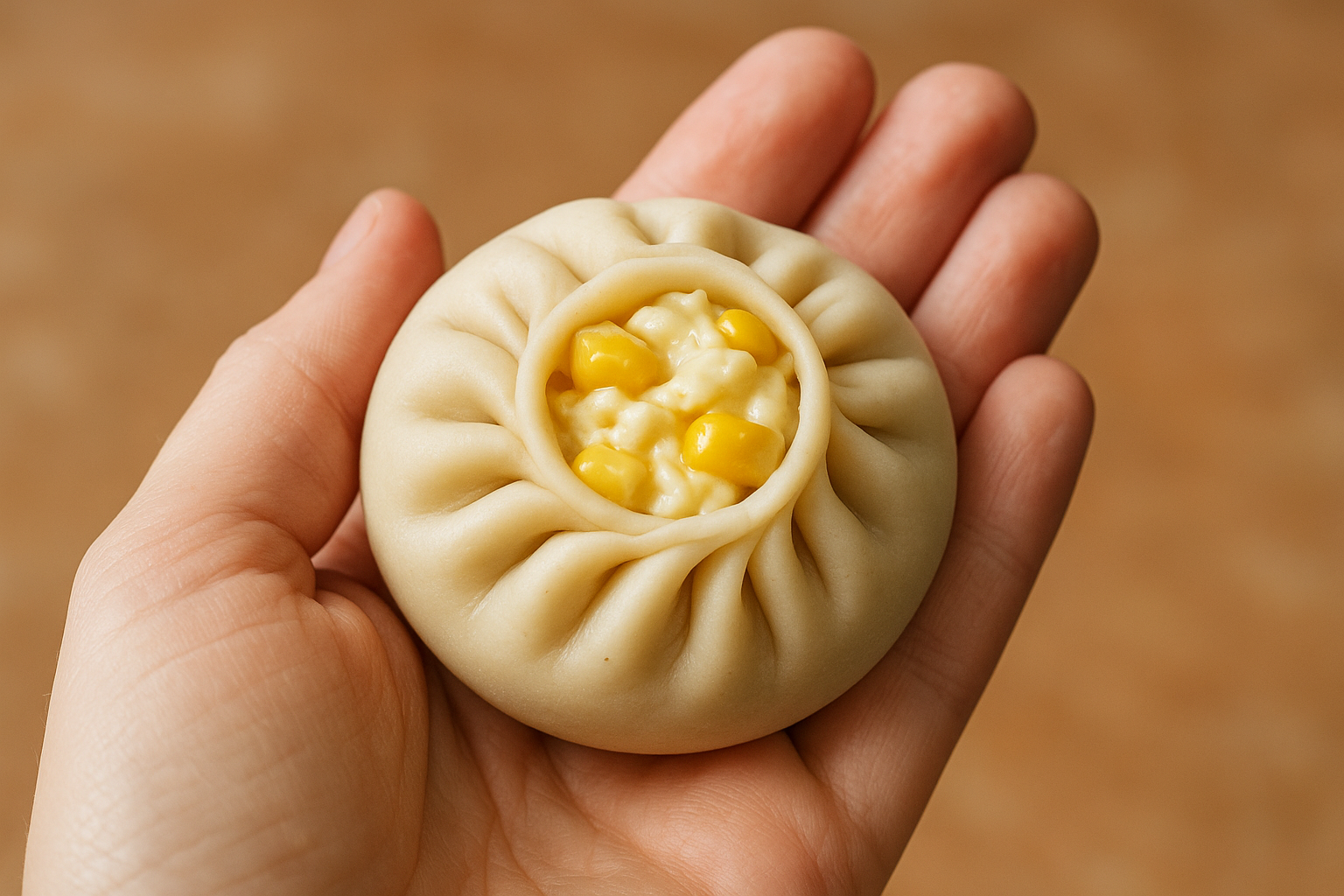 Cheese Corn Momos