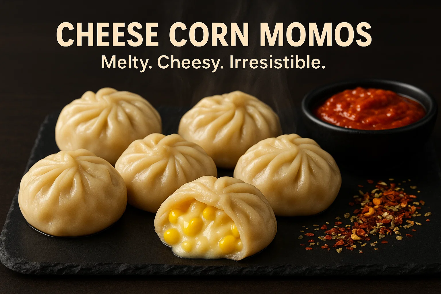 Cheese Corn Momos