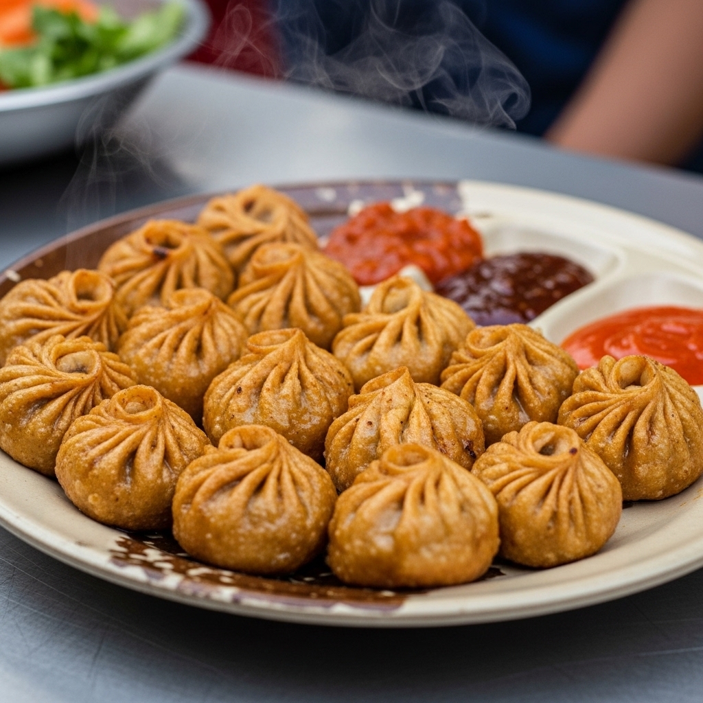 Chicken Fried Momos
