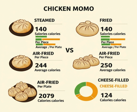 Chicken Momo Calories