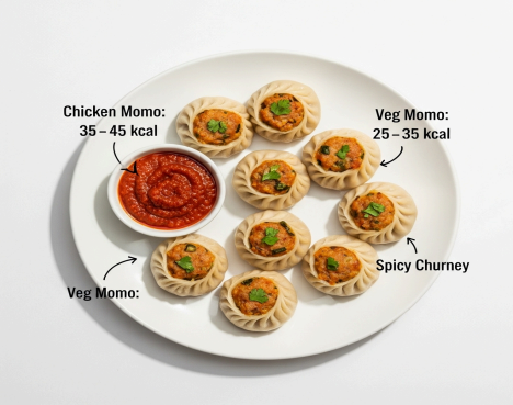 Chicken Momos Calories