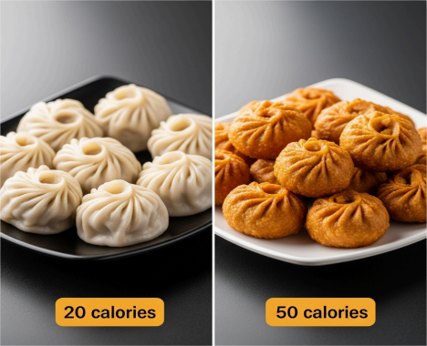 Chicken Momos Calories