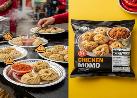 Chicken Momos Calories