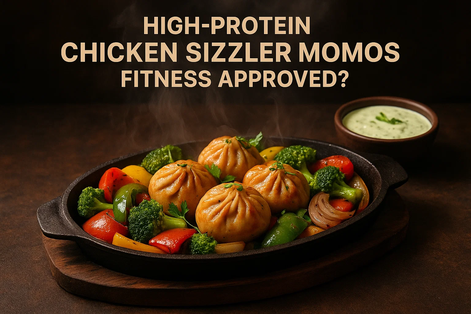 High-Protein Chicken Sizzler Momo