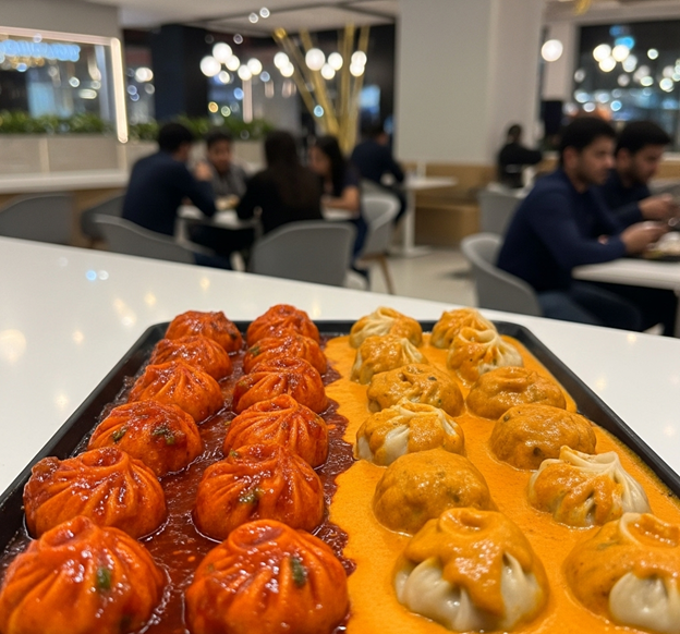 chicken momos