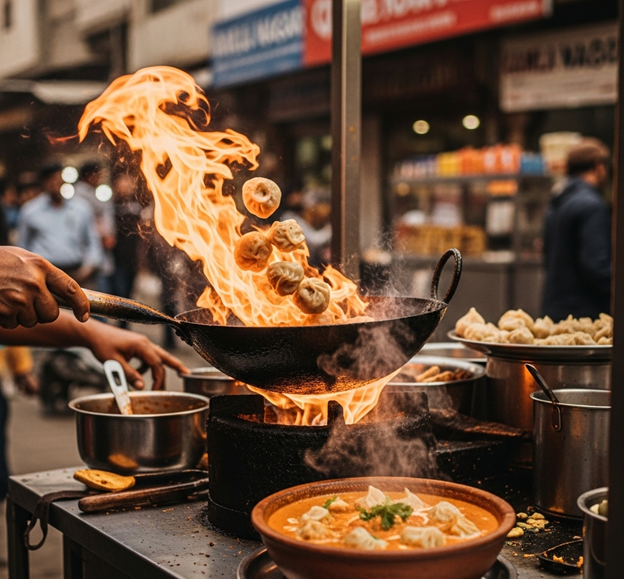chicken momos