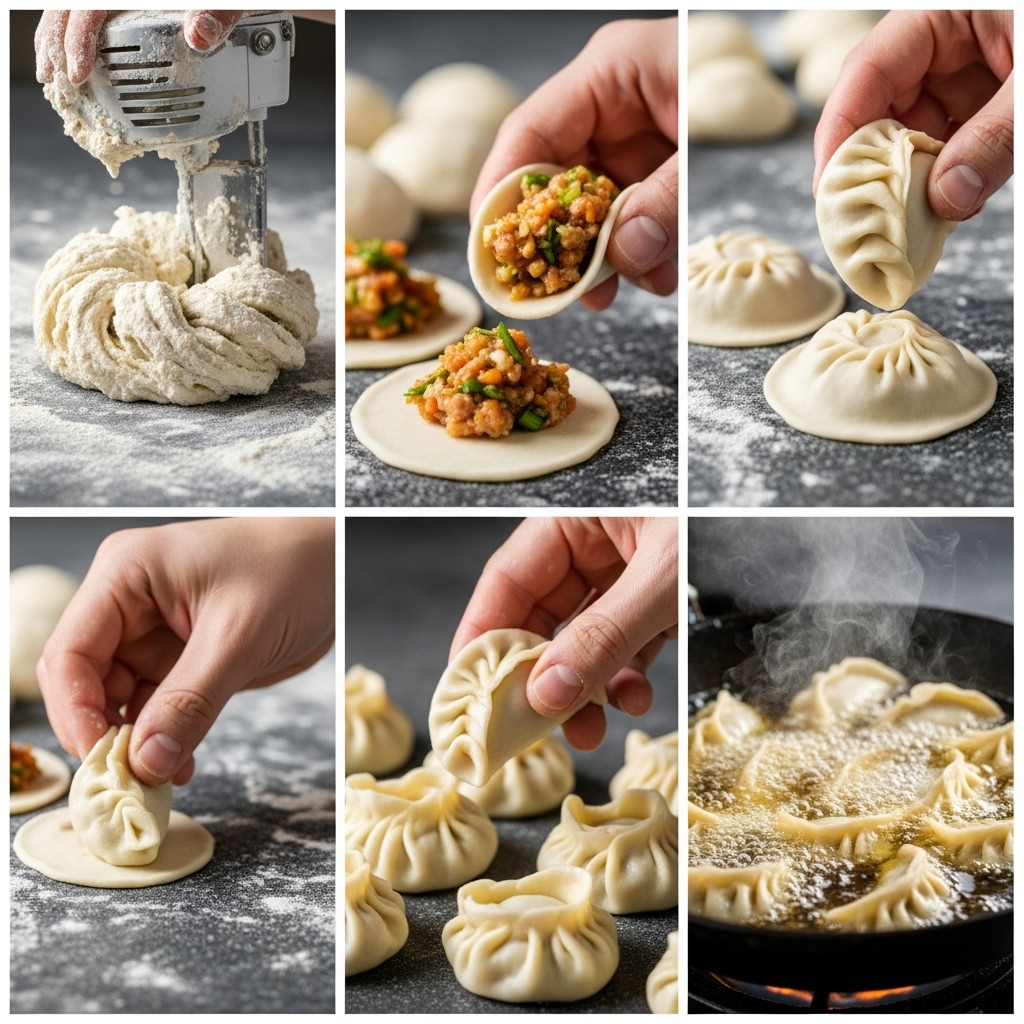 Fried Chicken Momos Calories