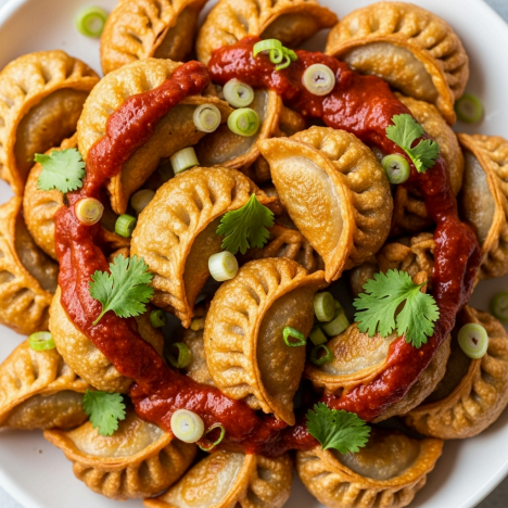 Fried Veg Momos Calories