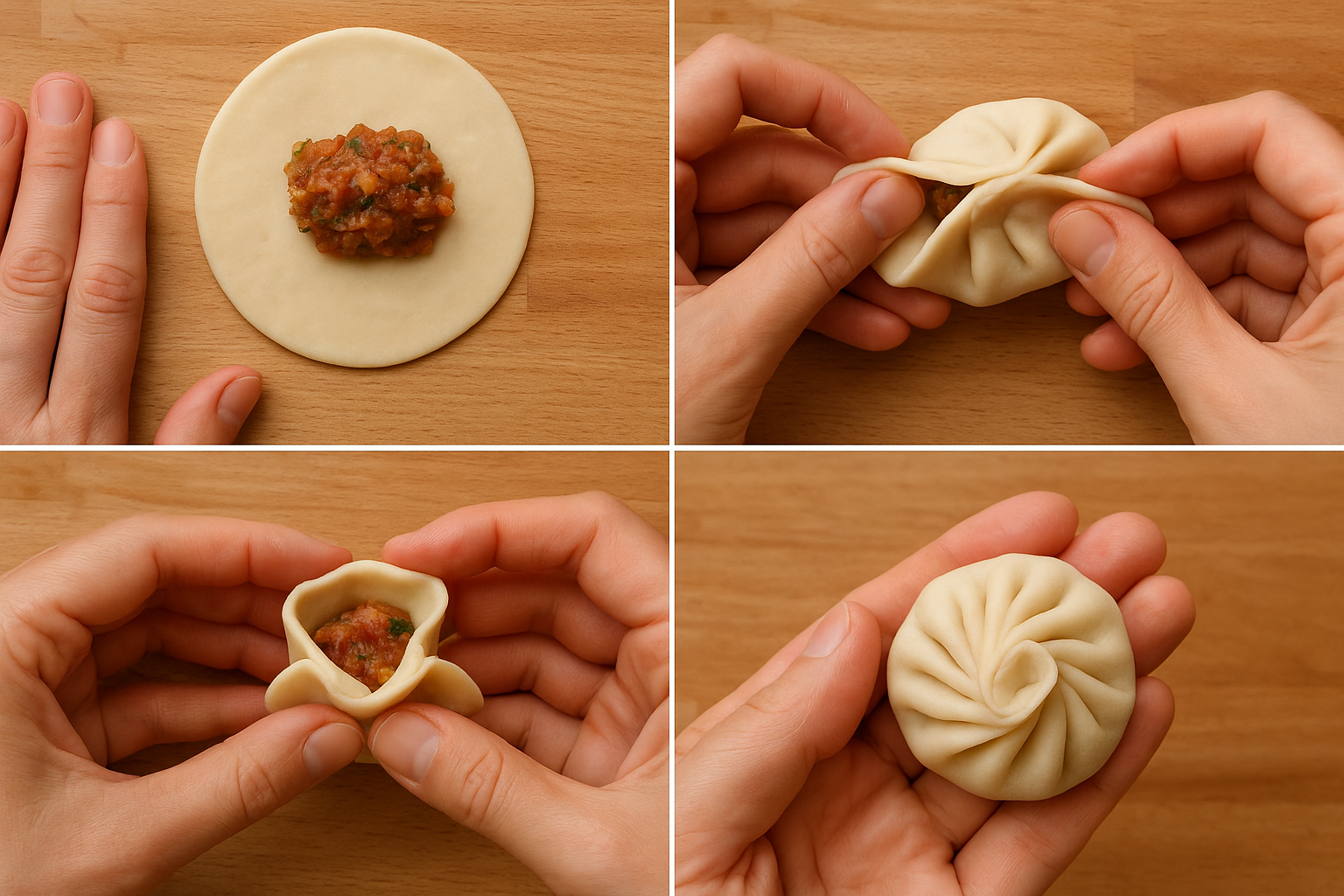 How to Make Mushroom Momos
