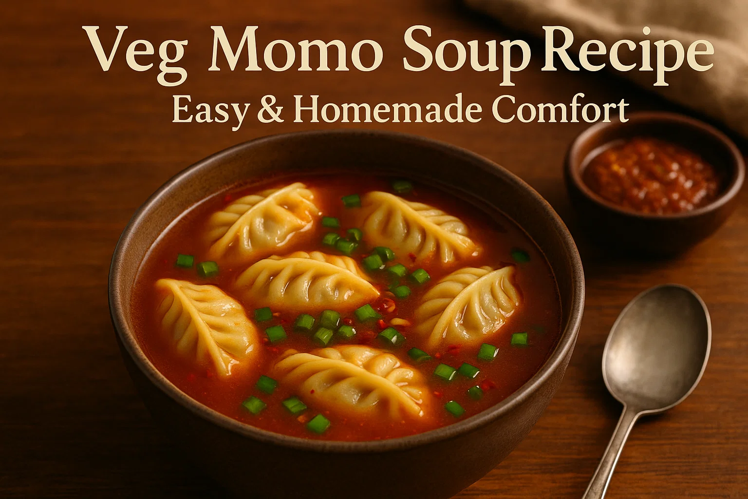 How to Make Veg Momo Soup at Home