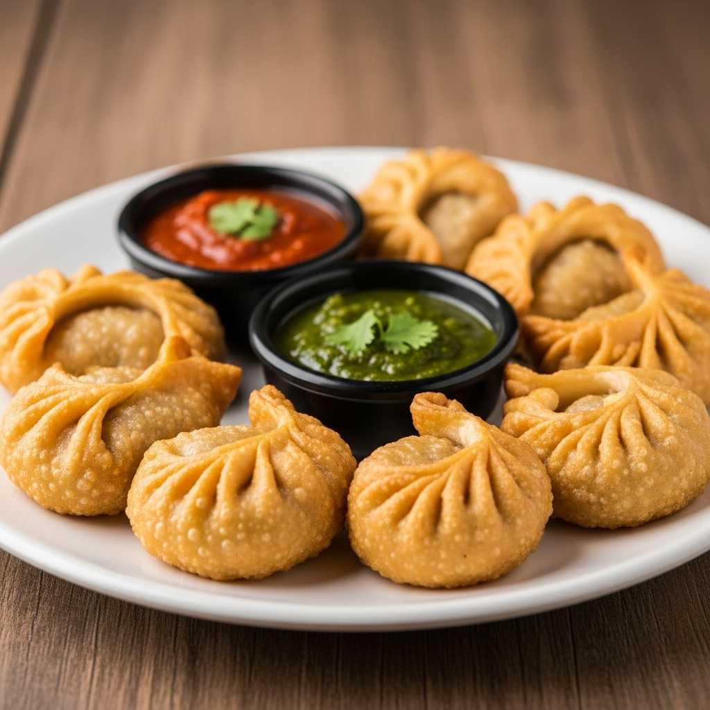Paneer Fried Momos Recipe