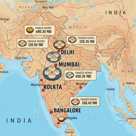 Paneer Momos Price