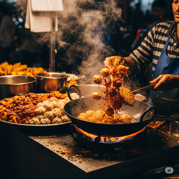 paneer chilli nmomos