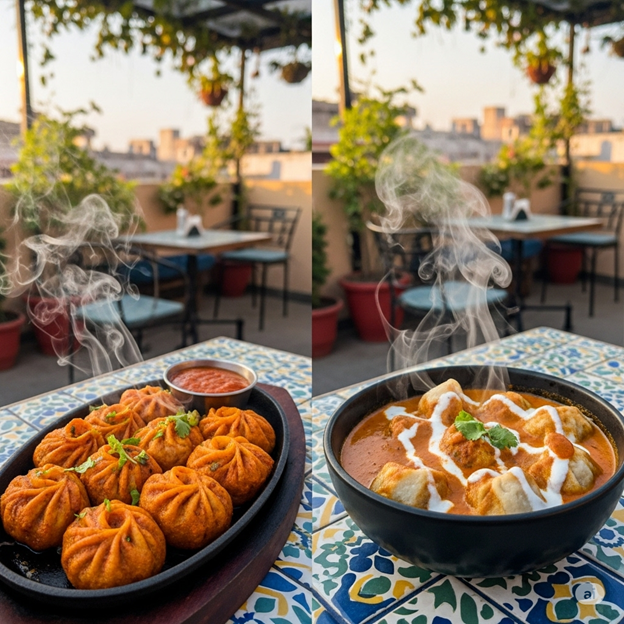paneer chilli nmomos