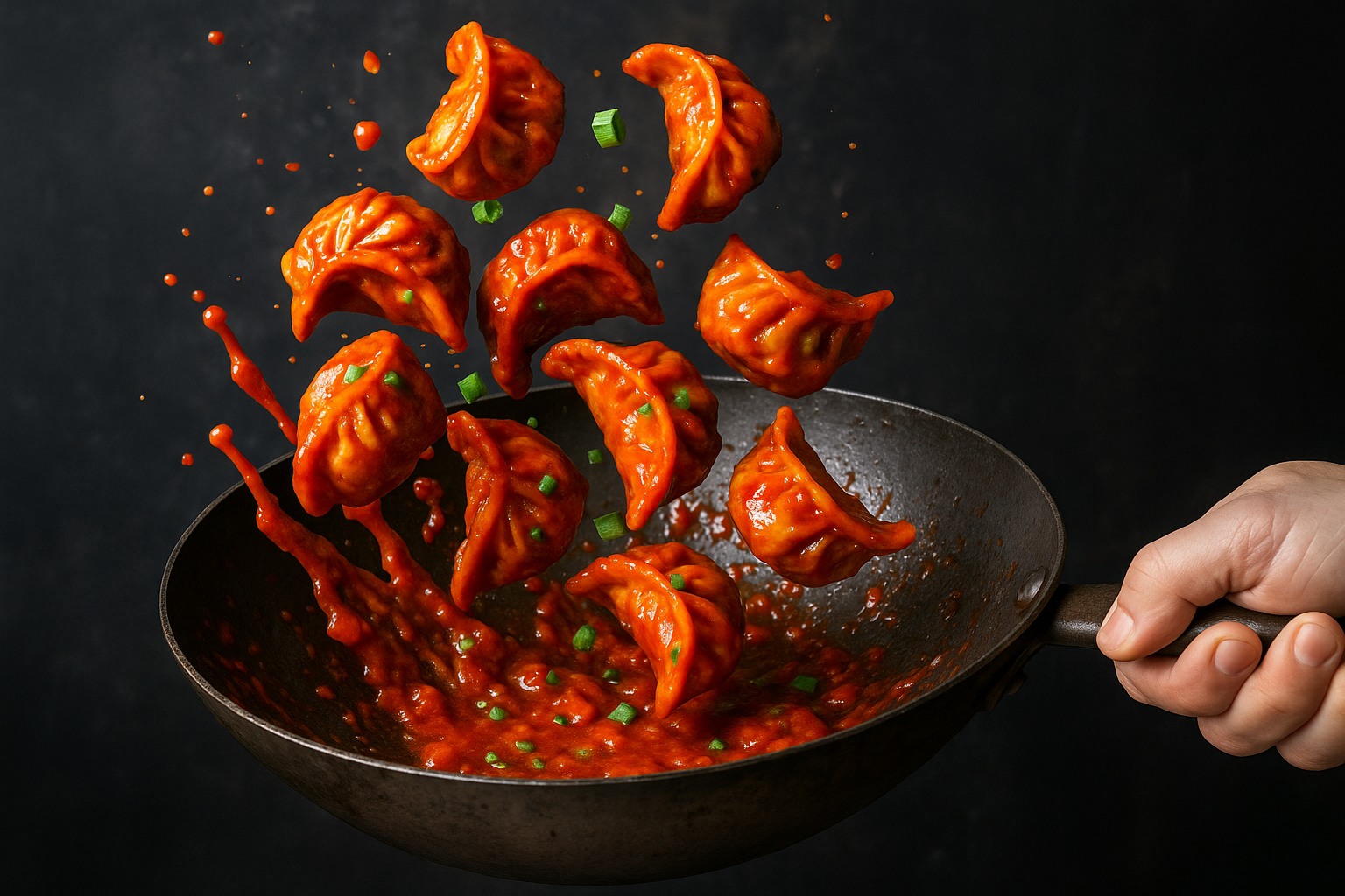 Schezwan Momos Recipe