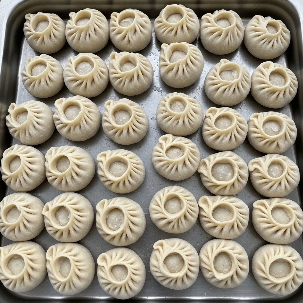 Steamed Chicken Momos Calories