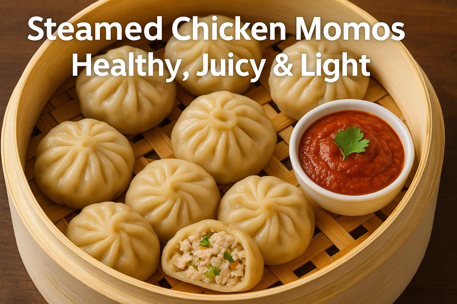 Steamed Chicken Momos Calories