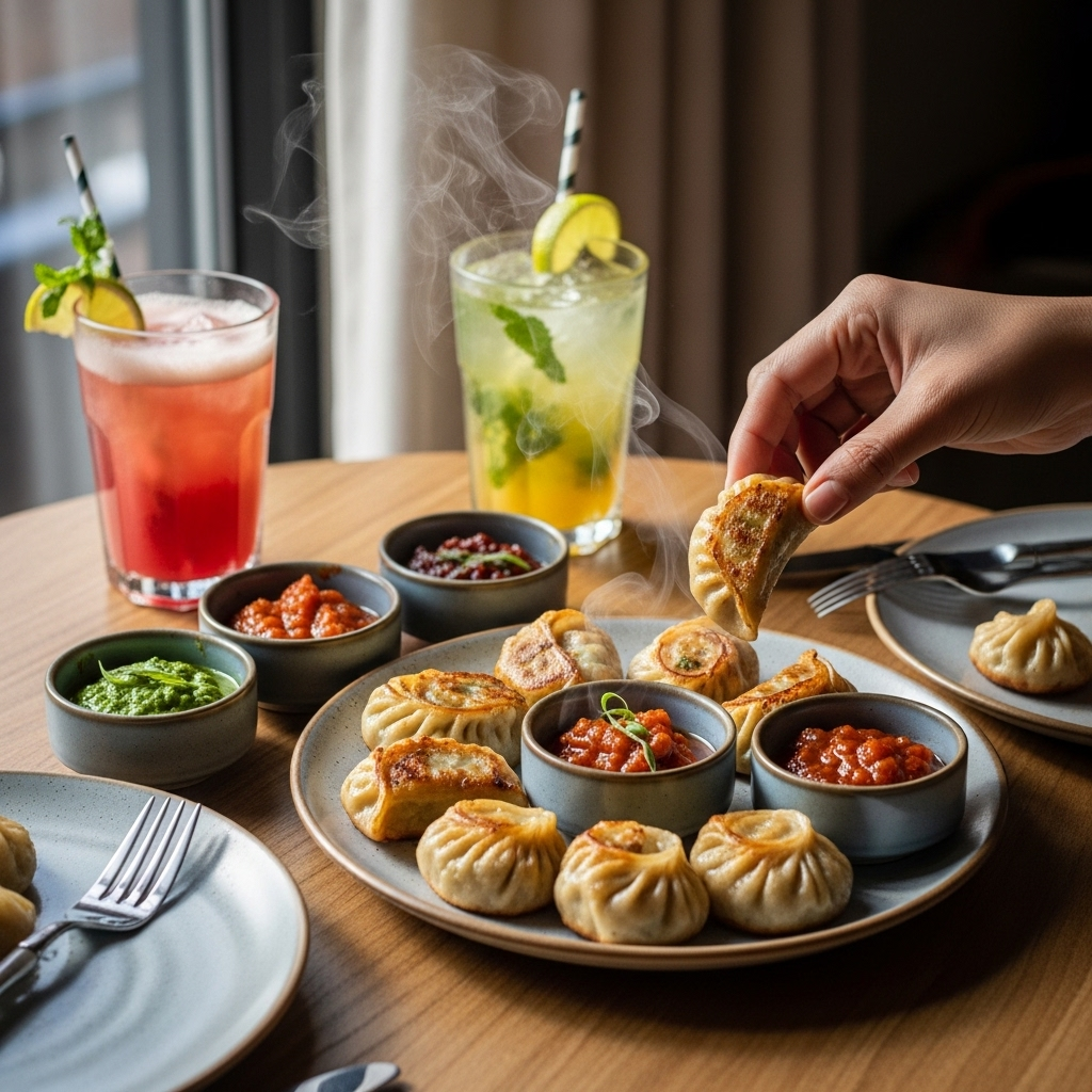 Veg Fried Momos 