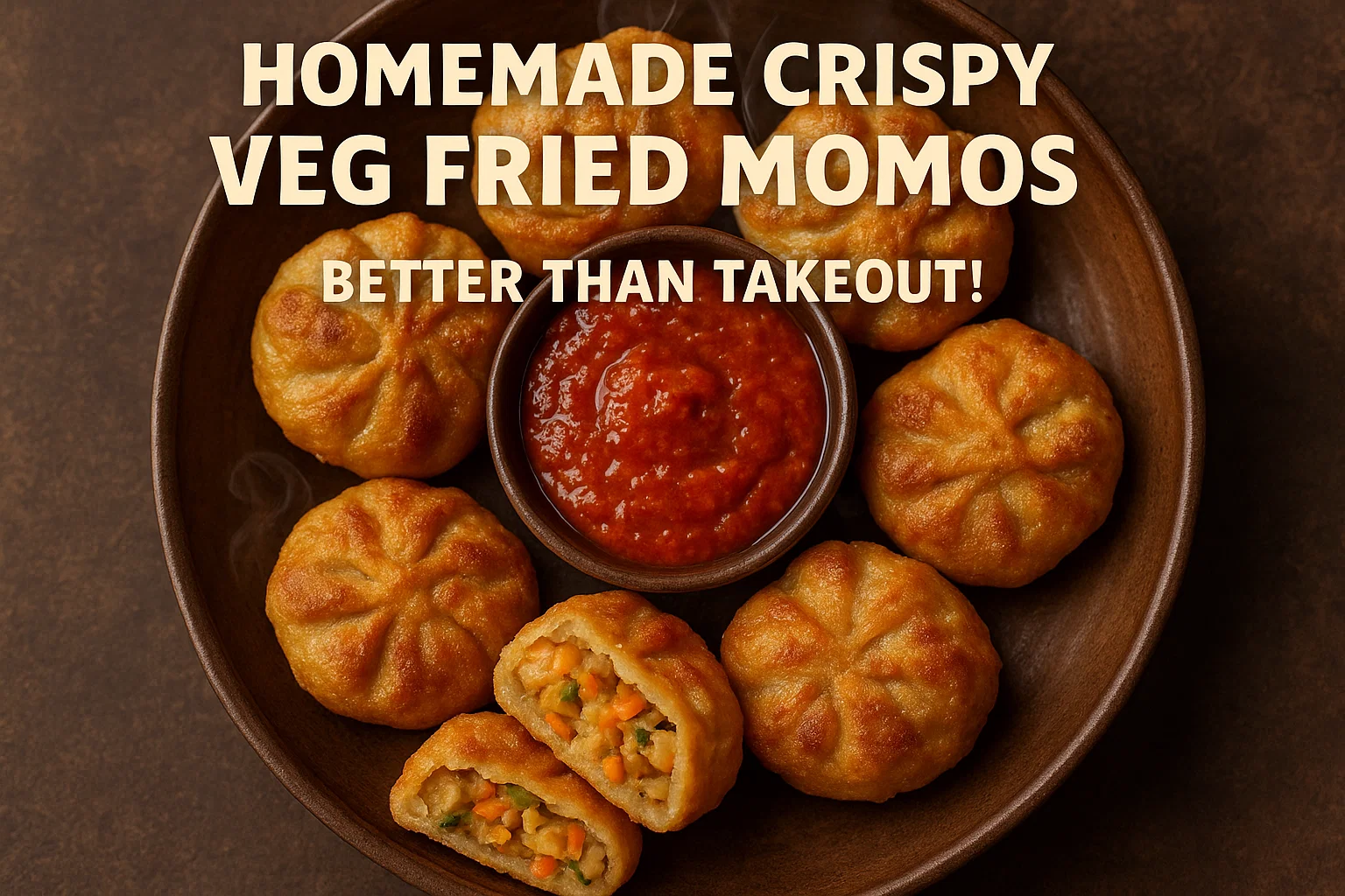 Crispy Veg Fried Momos Recipe