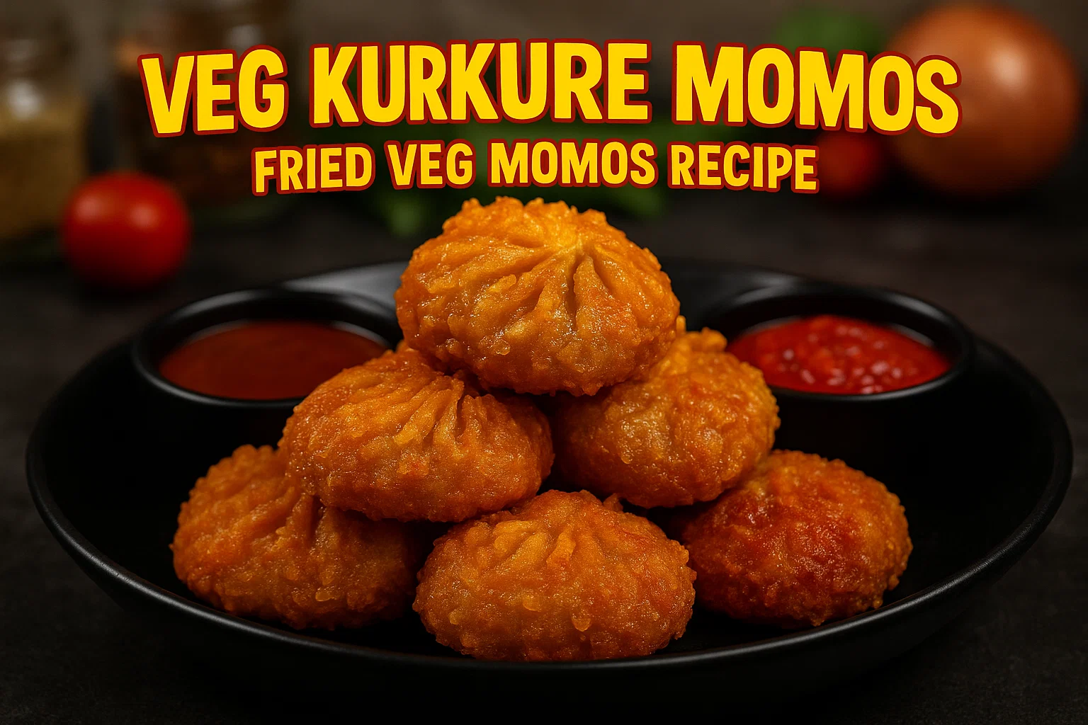 Veg Kurkure Momos