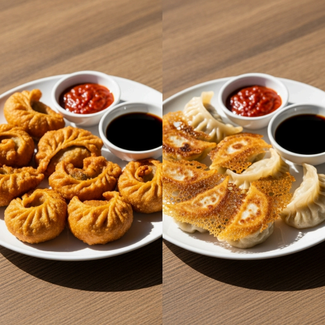 Veg Momos Fried