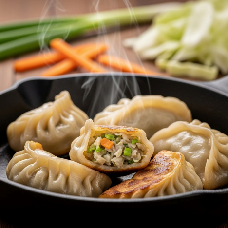 Veg Momos Fried