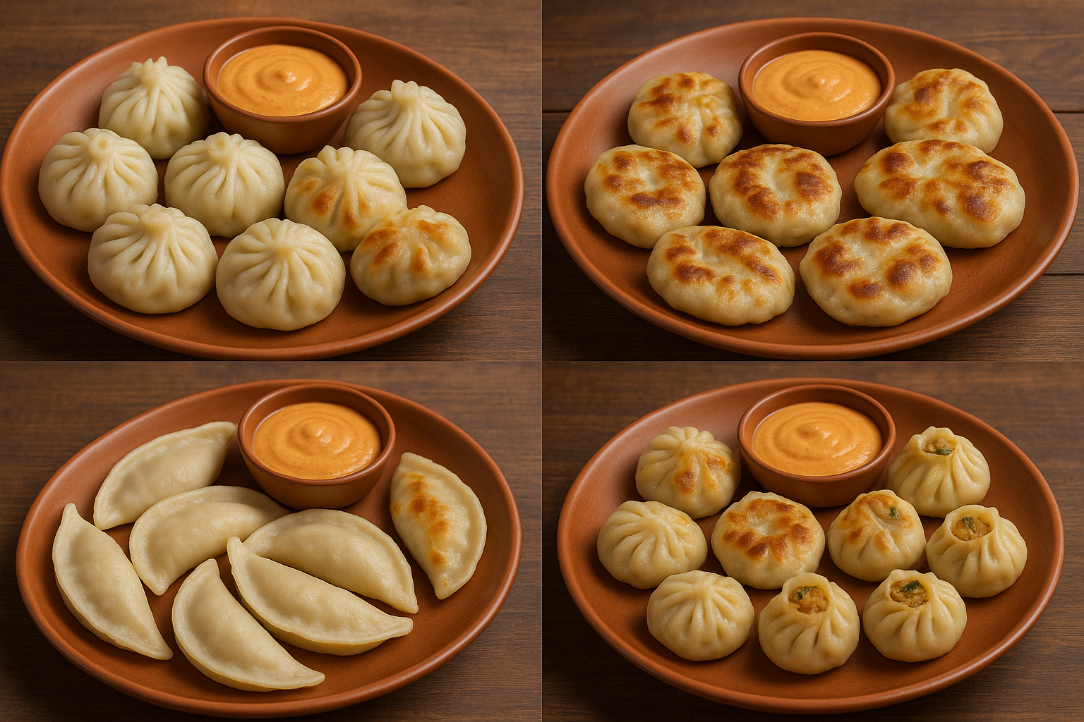 Veg Schezwan Momos Recipe