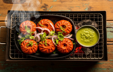 Veg Tandoori Momos Recipe