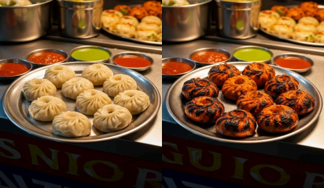 Veg Tandoori Momos Recipe