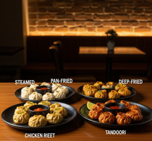 types of chicken momos