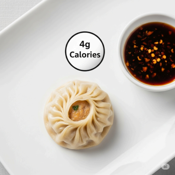 calories in 1 chicken momo
