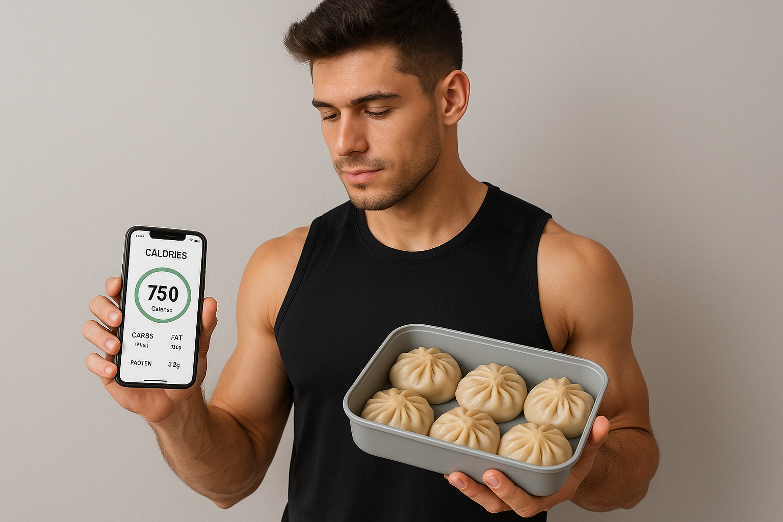 calories in 6 chicken momos steamed