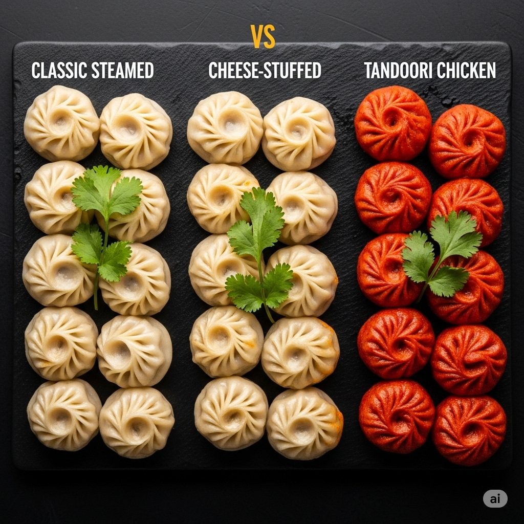 calories in chicken momos