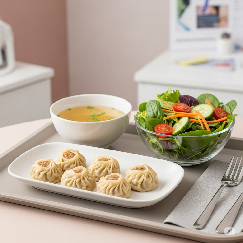 calories in chicken momos