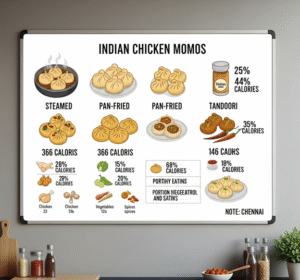 macros in Indian chicken momos