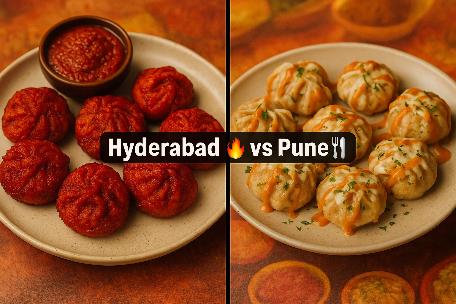 Chicken Momos in Hyderabad vs Pune