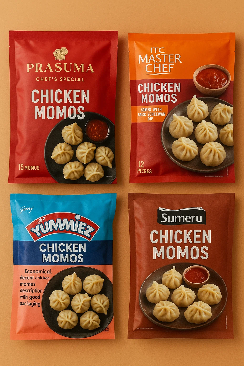 Chicken Momos Packet