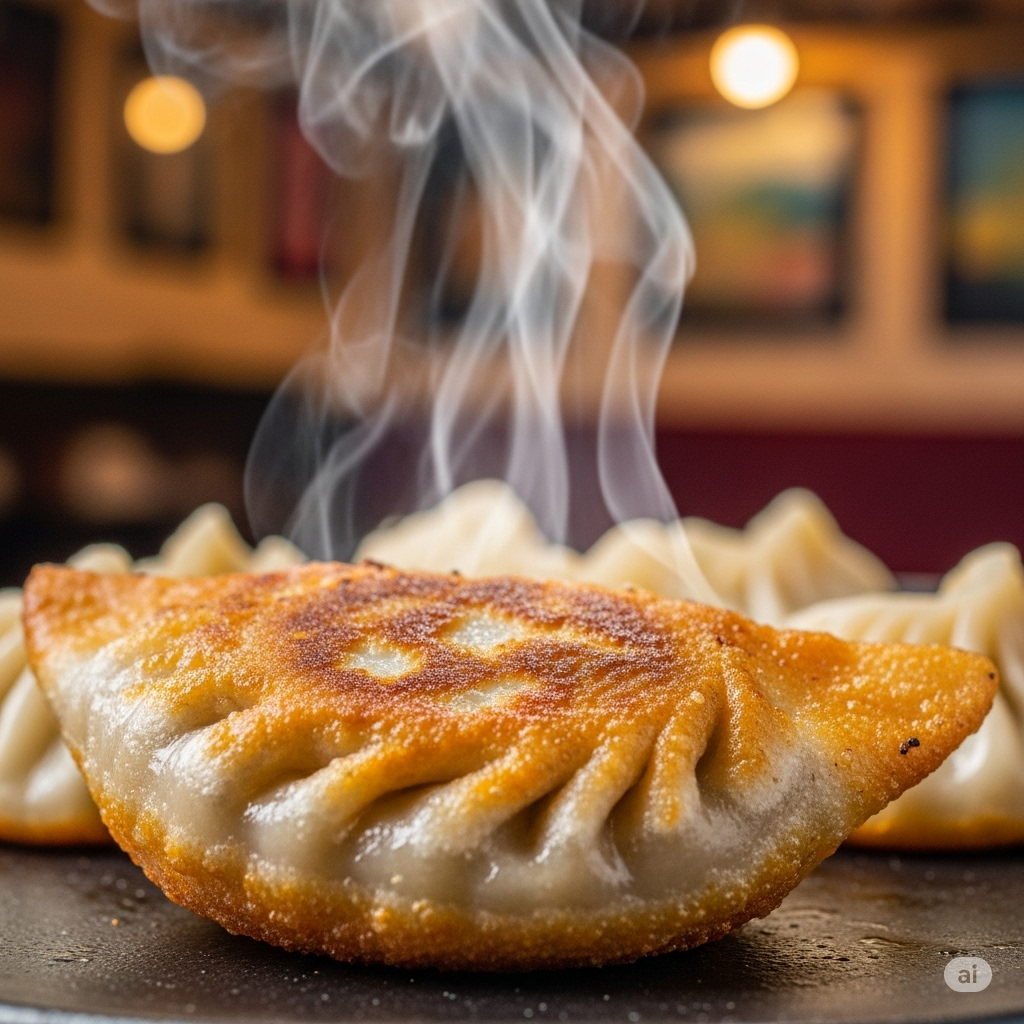 chicken pizza momos 